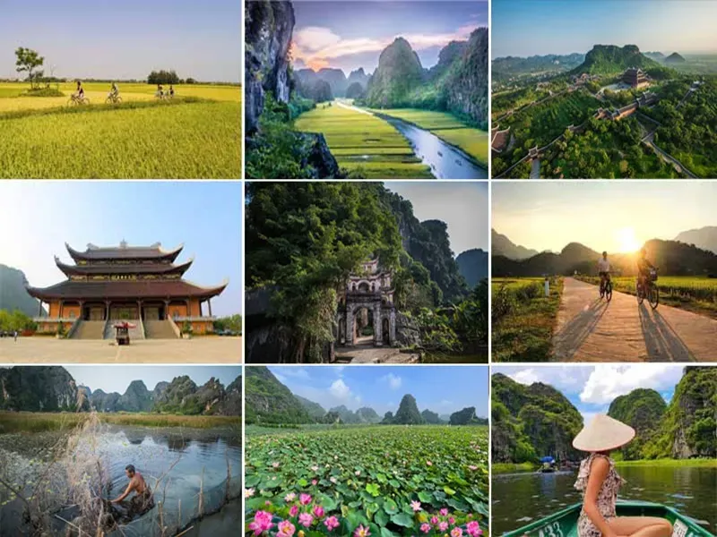 The best time to take photos in Ninh Binh is from March to July
