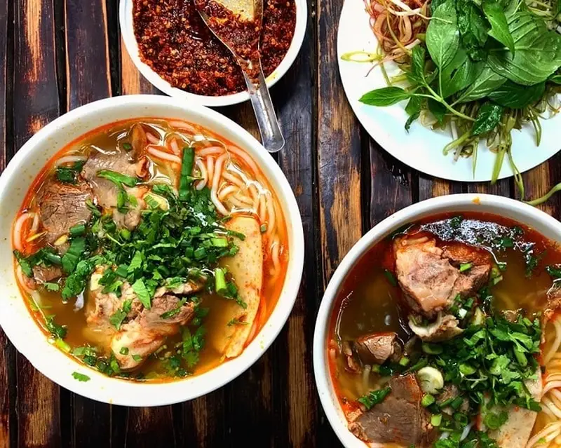 Bun bo Hue hue famous food