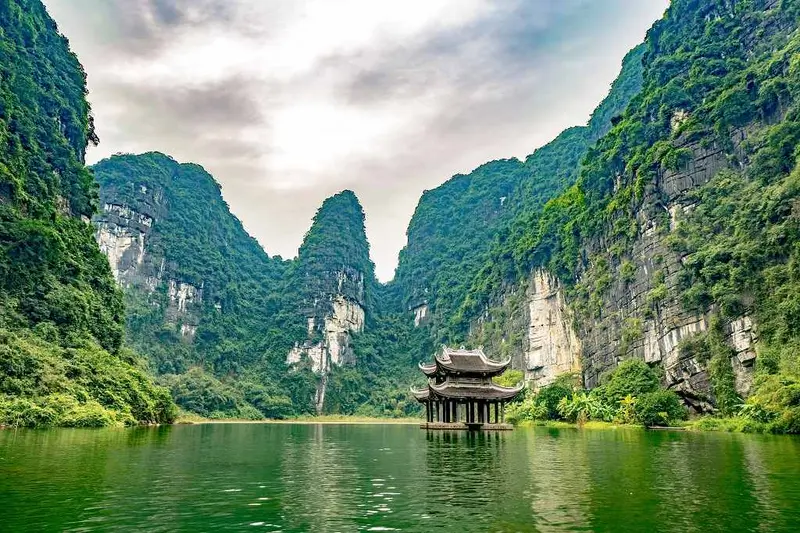 Trang An’s iconic karst landscape ha long bay alternative