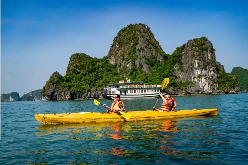 Ha Long Bay kayak cruise halong bay kayak tour