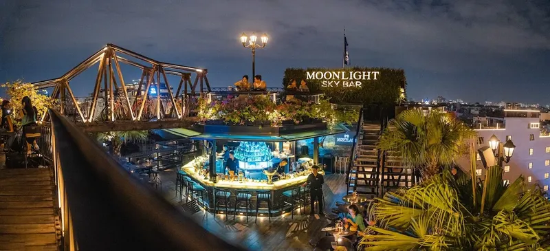 Moonlight Sky Bar - hanoi best rooftop bars