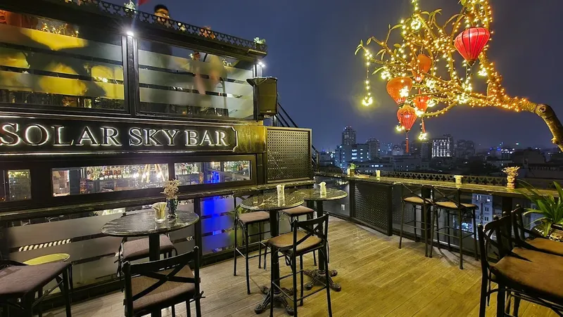 Solar Sky Bar - hanoi rooftop bar