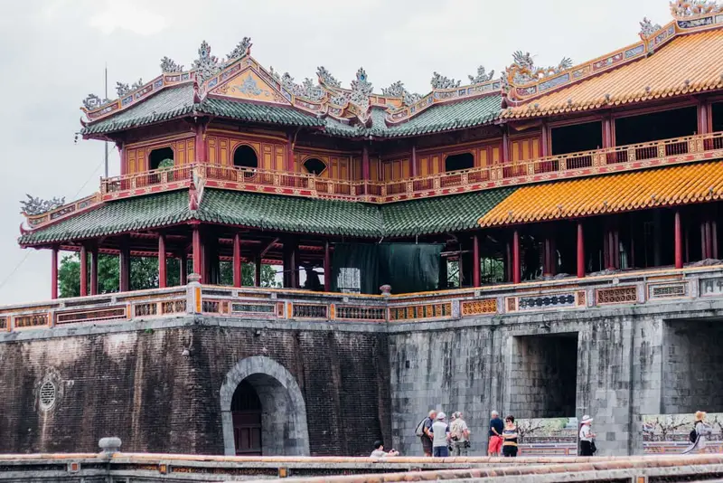 Ngo Mon Gate from inside the citadel imperial hue