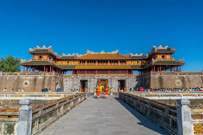 Historic Ngo Mon Gate, Hue Citadel hue imperial city map