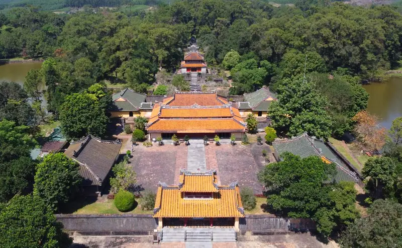 Royal tomb complex outside Hue city is hue worth visiting