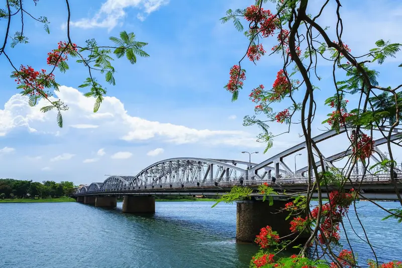 Truong Tien Bridge over Perfume River things to do in hue vietnam